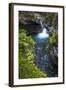 Cascade in Johnston Canyon, Banff National Park, Alberta, Canada-Russ Bishop-Framed Photographic Print