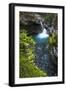 Cascade in Johnston Canyon, Banff National Park, Alberta, Canada-Russ Bishop-Framed Photographic Print