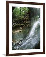 cascade, Indian Canyon, Buffalo National River, Arkansas, USA-Charles Gurche-Framed Photographic Print