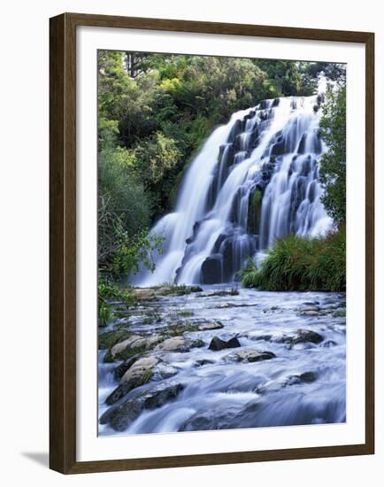 Cascade, Karangahake Gorge, North Island, New Zealand-Charles Gurche-Framed Premium Photographic Print