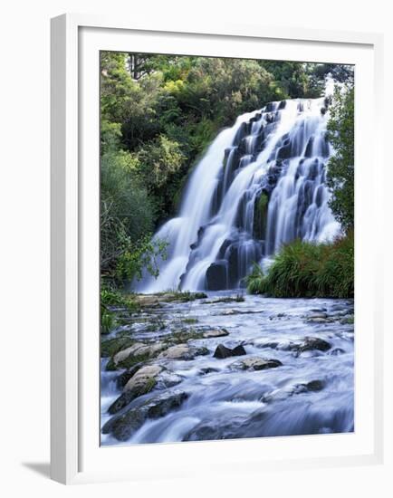 Cascade, Karangahake Gorge, North Island, New Zealand-Charles Gurche-Framed Premium Photographic Print