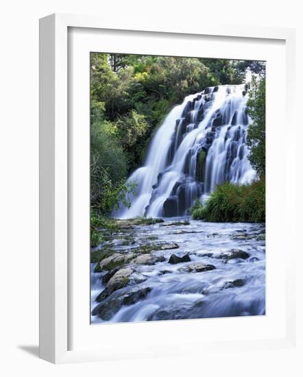 Cascade, Karangahake Gorge, North Island, New Zealand-Charles Gurche-Framed Photographic Print