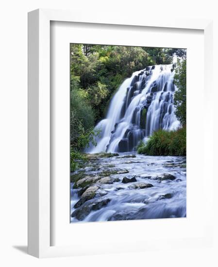 Cascade, Karangahake Gorge, North Island, New Zealand-Charles Gurche-Framed Photographic Print