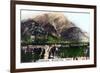 Cascade Mountain, Banff, Alberta, Canada, C1920S-null-Framed Giclee Print