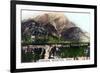 Cascade Mountain, Banff, Alberta, Canada, C1920S-null-Framed Giclee Print