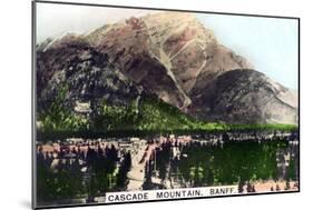 Cascade Mountain, Banff, Alberta, Canada, C1920S-null-Mounted Giclee Print