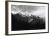 Cascade Mountains at Sunset, Mount Baker-Snoqualmie National Forest, Washington, USA-Paul Souders-Framed Photographic Print