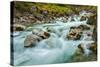 Cascade of Kuhfluchtwasserfall. Long Exposure for Motion Blur. Farchant, Garmisch-Partenkirchen, Ba-f9photos-Stretched Canvas