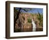 Cascade of Wangi Falls, Litchfield National Park, Northern Territory, Australia-David Wall-Framed Photographic Print