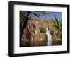 Cascade of Wangi Falls, Litchfield National Park, Northern Territory, Australia-David Wall-Framed Photographic Print