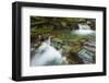 Cascade on Baring Creek, Glacier National Park, Montana, Usa-Russ Bishop-Framed Photographic Print