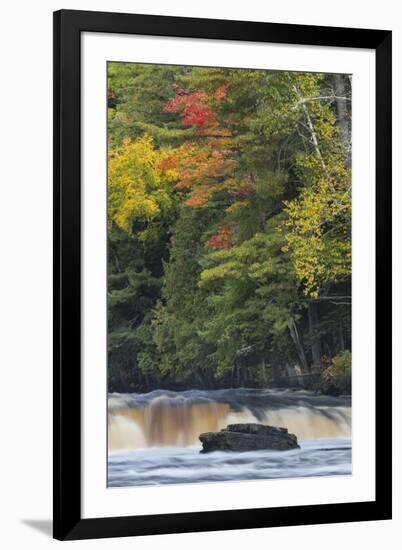 Cascade on Tahquamenon Falls, Tahquamenon Falls State Park, Michigan-Adam Jones-Framed Premium Photographic Print