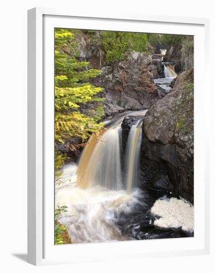 Cascade River State Park, Lutsen, Minnesota, USA-Peter Hawkins-Framed Premium Photographic Print