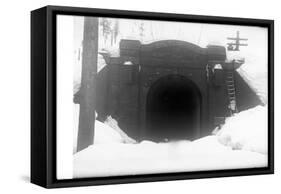 Cascade Tunnel, Near Stevens Pass, 1910-Ashael Curtis-Framed Stretched Canvas