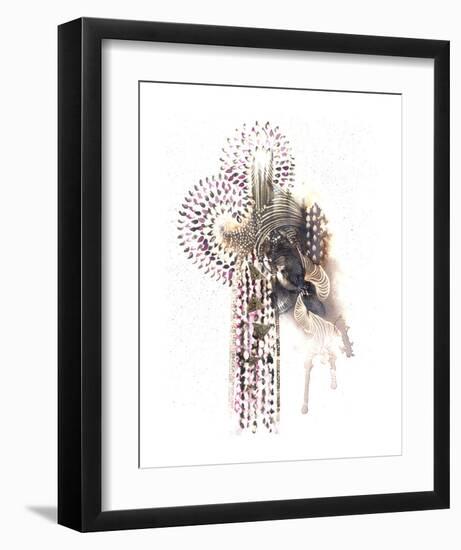 Cascade-Kiran Patel-Framed Art Print