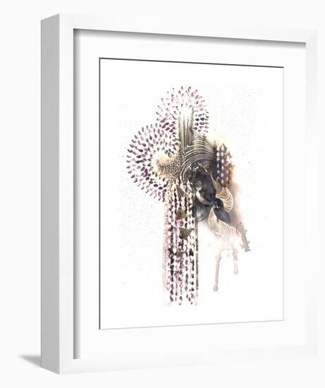 Cascade-Kiran Patel-Framed Art Print