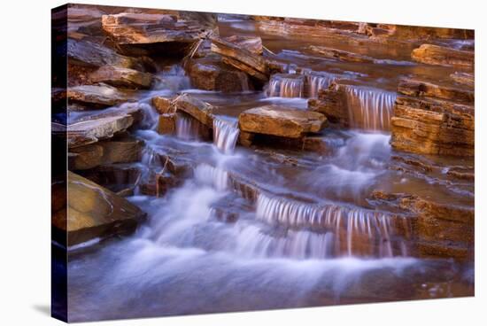 Cascades in Kalamina Gorge Picturesque Cascades-null-Stretched Canvas