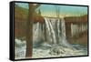 Cascades near Green Bay, Wisconsin-null-Framed Stretched Canvas