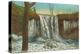 Cascades near Green Bay, Wisconsin-null-Stretched Canvas