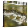 Cascades of the Tufs, Arbois, Law, France-Rainer Mirau-Stretched Canvas