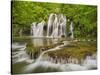 Cascades of the Tufs, Arbois, Law, France-Rainer Mirau-Stretched Canvas