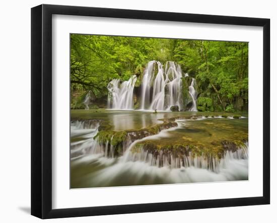 Cascades of the Tufs, Arbois, Law, France-Rainer Mirau-Framed Photographic Print