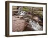 Cascades over Red Rock, Glacier National Park, Montana, United States of America, North America-James Hager-Framed Photographic Print