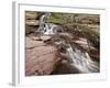 Cascades over Red Rock, Glacier National Park, Montana, United States of America, North America-James Hager-Framed Photographic Print