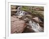 Cascades over Red Rock, Glacier National Park, Montana, United States of America, North America-James Hager-Framed Photographic Print