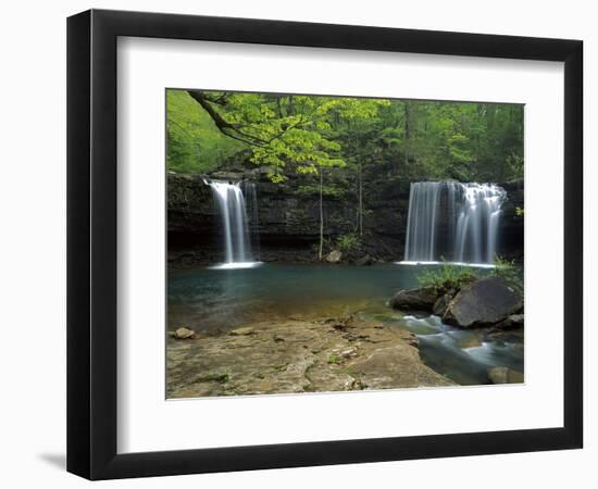 Cascades, Ozark National Forest Arkansas, USA-Charles Gurche-Framed Photographic Print