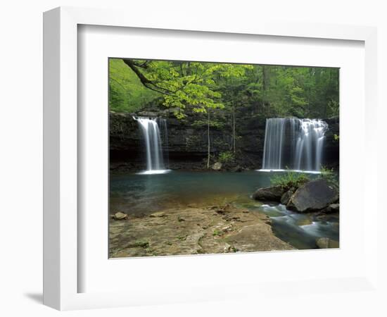 Cascades, Ozark National Forest Arkansas, USA-Charles Gurche-Framed Photographic Print