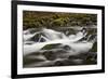 Cascades Through Moss-Covered Boulders-James-Framed Photographic Print