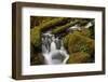 Cascades Through Moss-Covered Boulders-James-Framed Photographic Print