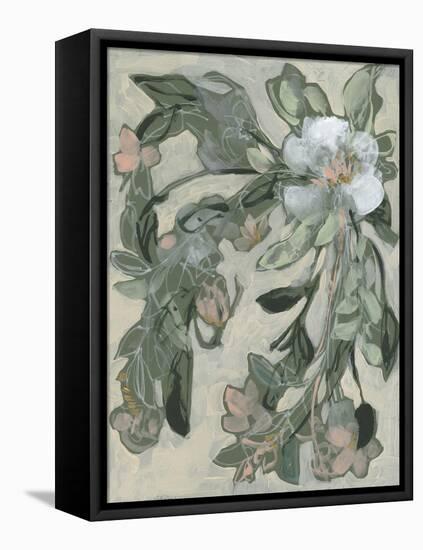 Cascading Bouquet II-Jennifer Goldberger-Framed Stretched Canvas