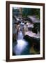 Cascading Falls on the Ammonoosuc River-George Oze-Framed Photographic Print