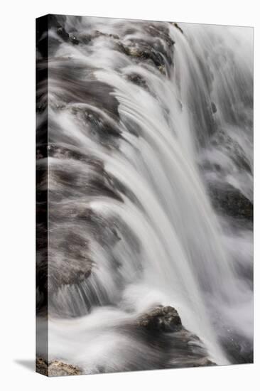 Cascading Firehole River and clouds, Yellowstone National Park, Wyoming-Adam Jones-Stretched Canvas