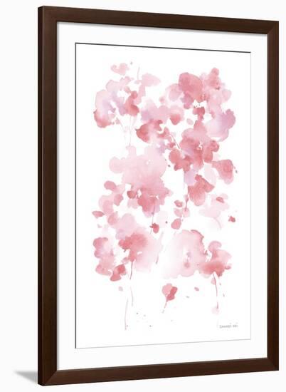 Cascading Petals I Pink-Danhui Nai-Framed Art Print