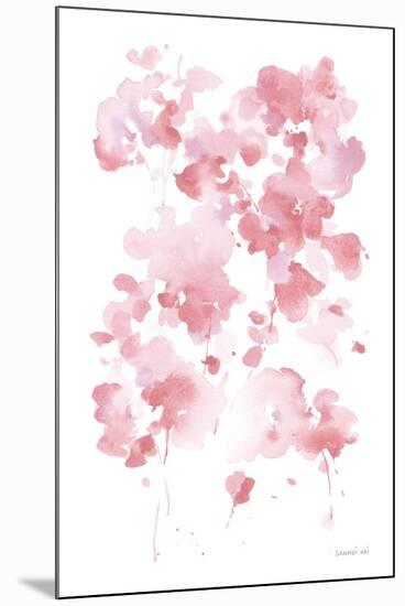 Cascading Petals I Pink-Danhui Nai-Mounted Art Print