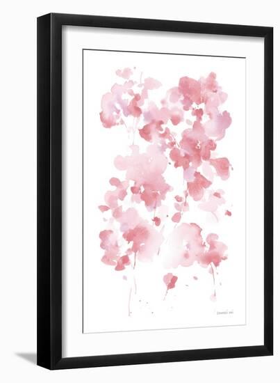 Cascading Petals I Pink-Danhui Nai-Framed Art Print