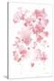 Cascading Petals I Pink-Danhui Nai-Stretched Canvas