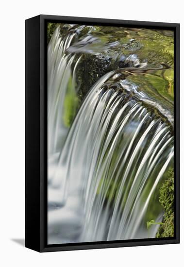 Cascading water, Fern Spring, Yosemite National Park, California-Adam Jones-Framed Stretched Canvas