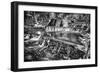 Cascading Waterfall on the San Antonio Riverwalk-Dean Fikar-Framed Photographic Print