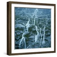 Cascading Waterfall-Micha Pawlitzki-Framed Photographic Print