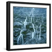 Cascading Waterfall-Micha Pawlitzki-Framed Photographic Print