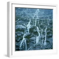 Cascading Waterfall-Micha Pawlitzki-Framed Photographic Print