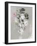 Cascading White-null-Framed Art Print