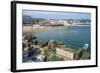 Cascais Pier and Beach, Cascais, Lisbon Coast, Portugal, Europe-G&M Therin-Weise-Framed Photographic Print