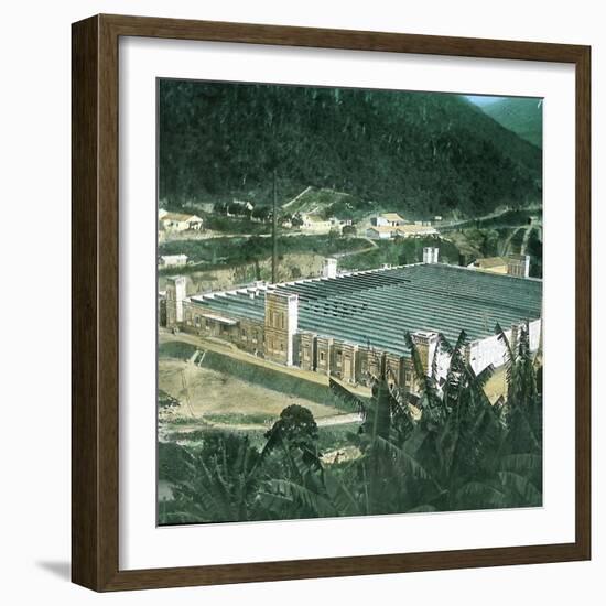 Cascatinha, Cloth Factory, Petropolis (Brazil), around 1900-Leon, Levy et Fils-Framed Photographic Print