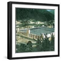 Cascatinha, Cloth Factory, Petropolis (Brazil), around 1900-Leon, Levy et Fils-Framed Photographic Print