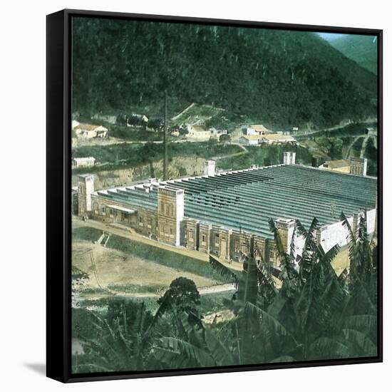 Cascatinha, Cloth Factory, Petropolis (Brazil), around 1900-Leon, Levy et Fils-Framed Stretched Canvas